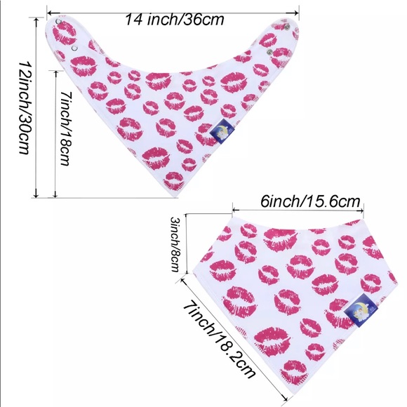 Organic Baby Bandana Drool Bibs 100% Soft Cotton - Picture 7 of 8